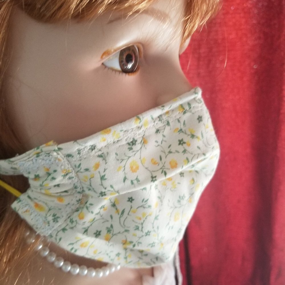 Kid Size Mask w/ Silver & Copper Filters- Roses